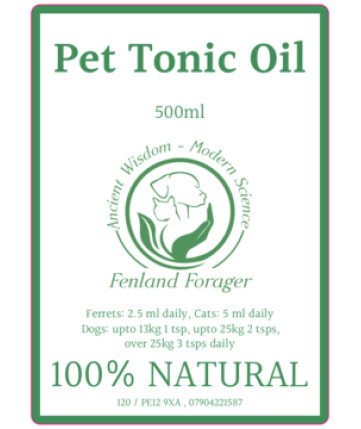 Pet Tonic Oil
